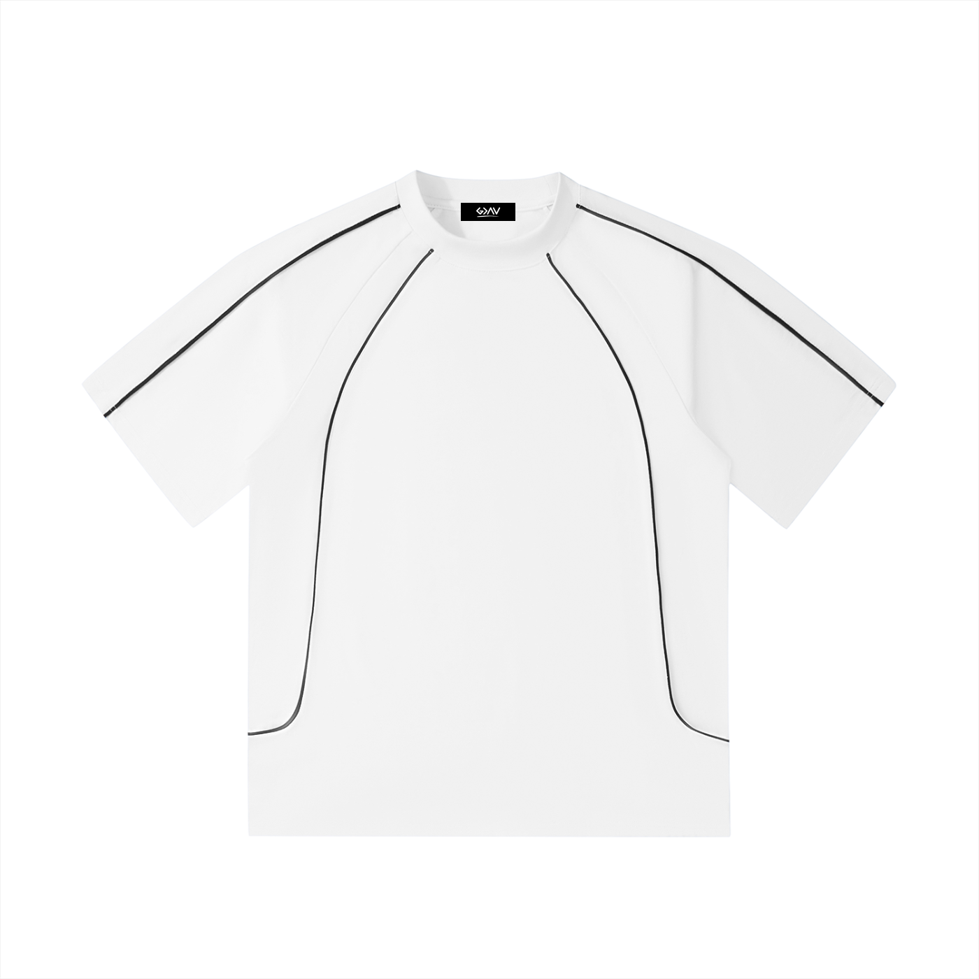 Contrast Stitch Raglan T-Shirt
