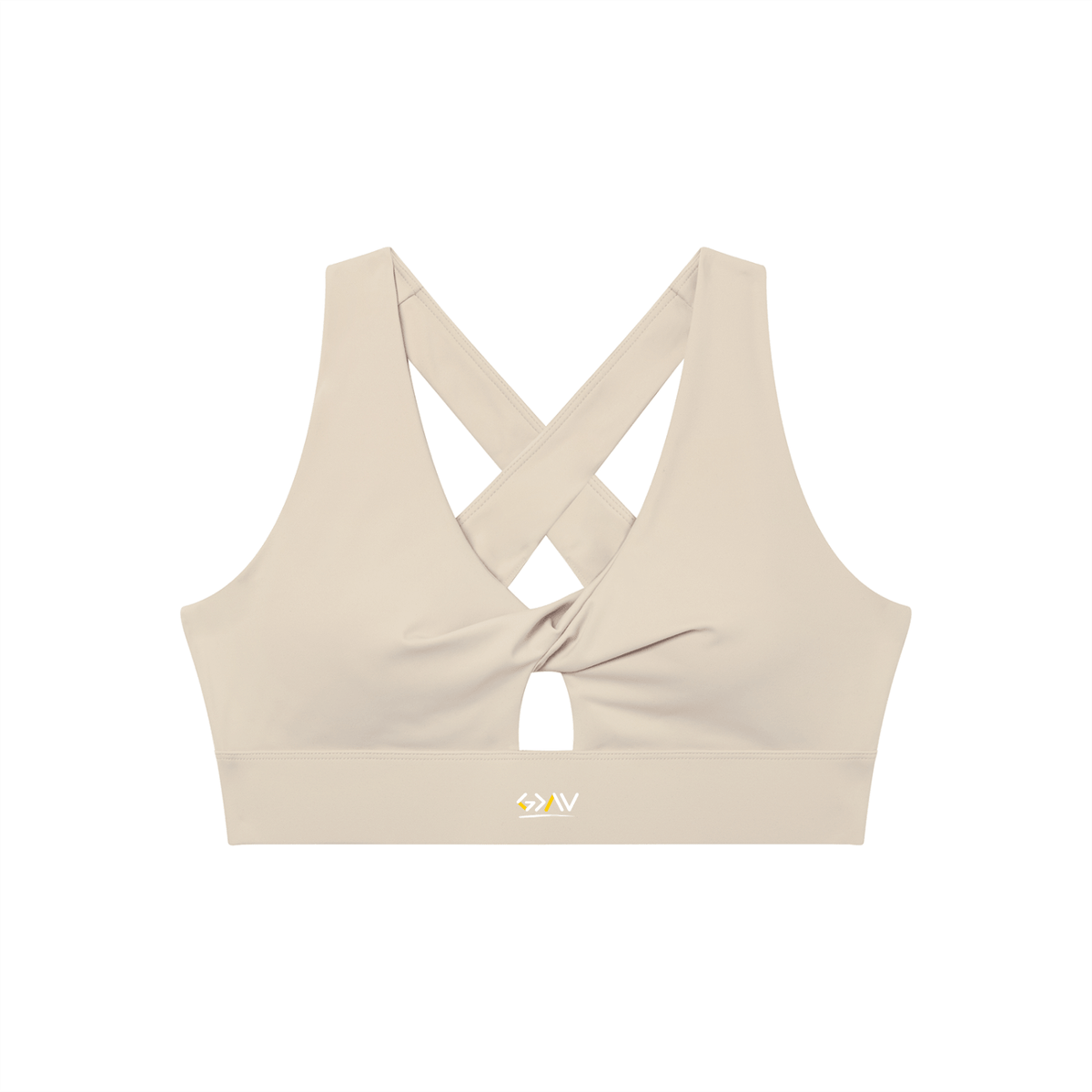 soutien-gorge de sport femme décolleté twist