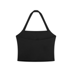 Women's Halter Crop Sports Bra