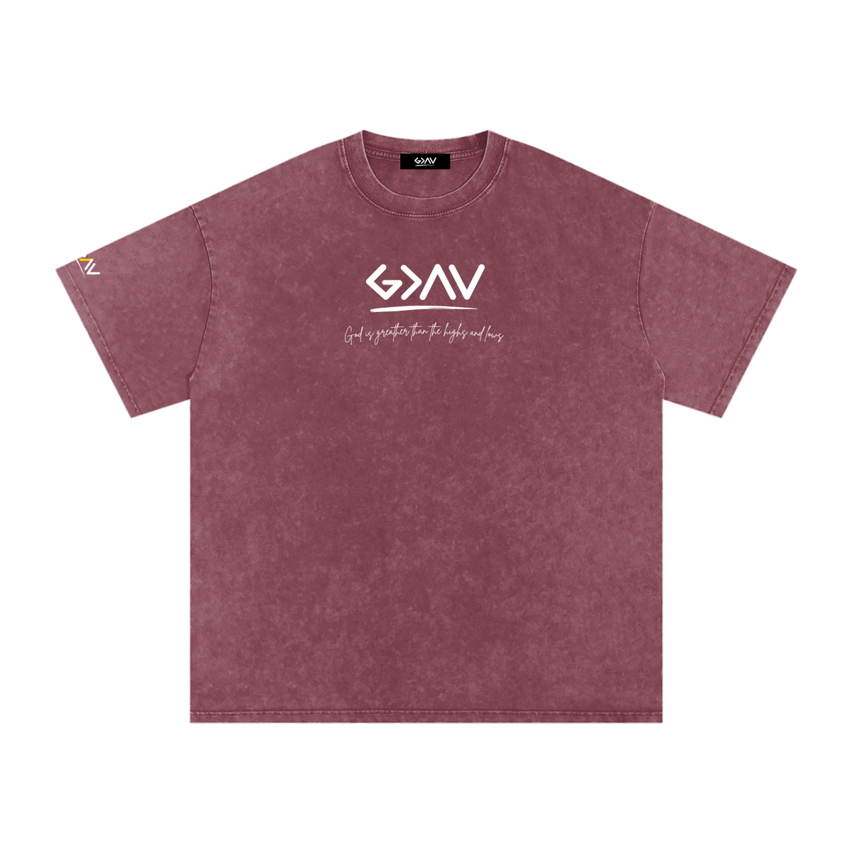 T-shirt oversize en coton délavé