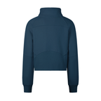Sweat-shirt court à demi-zip - Giav