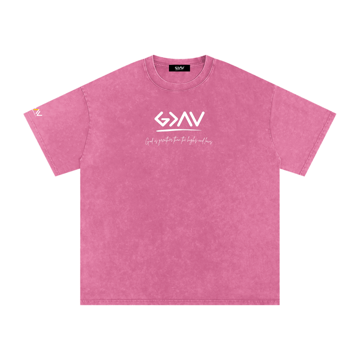 T-shirt oversize en coton délavé