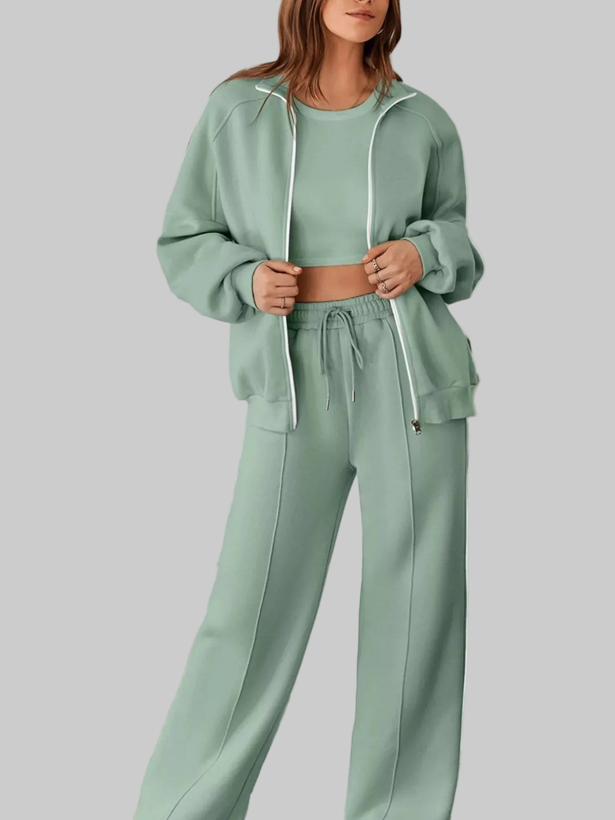 Veste zippé et pantalon à cordon de serrage - Giav