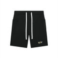 Short de Yoga Taille Haute à Bandes Contrastantes