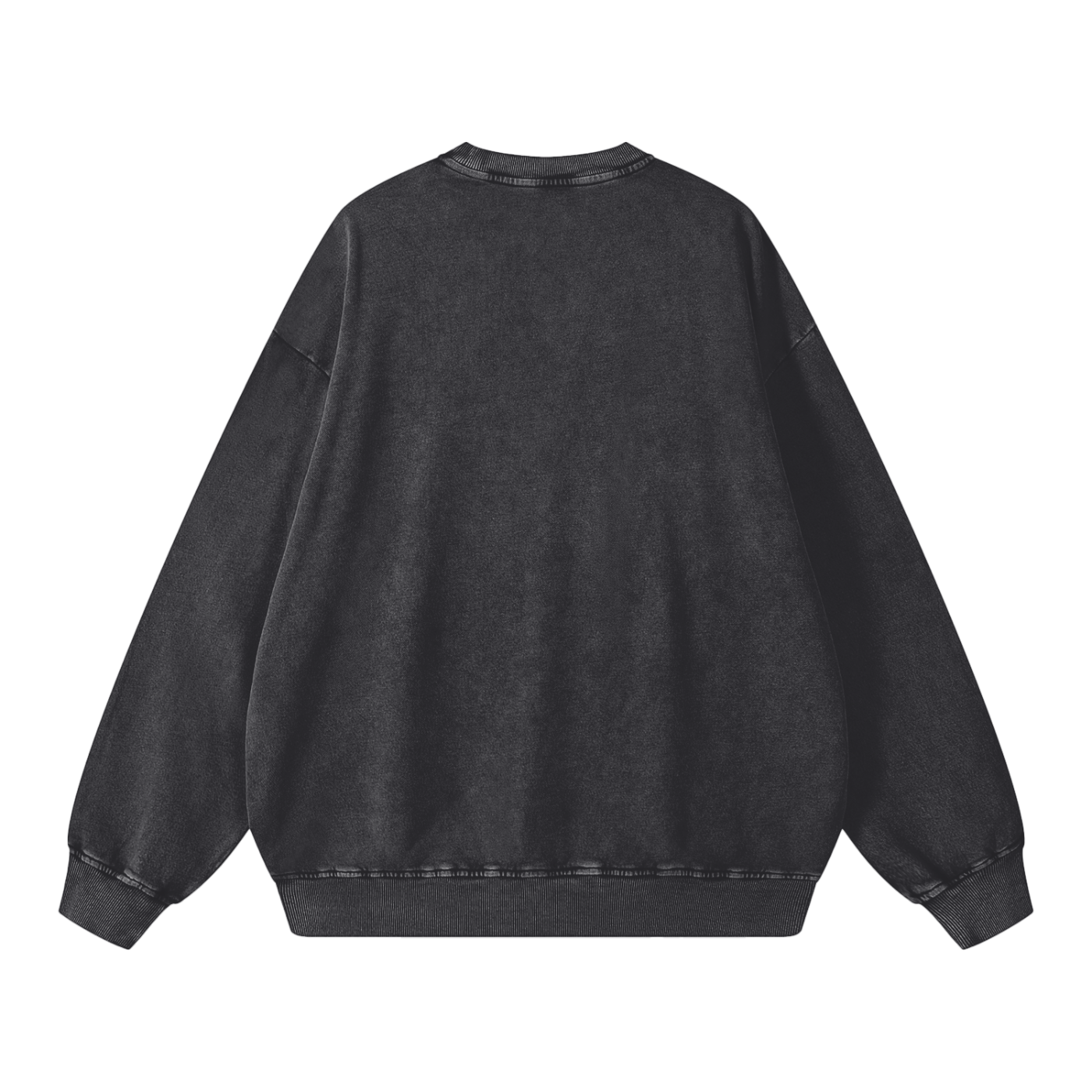Sweat-shirt oversize délavé neige