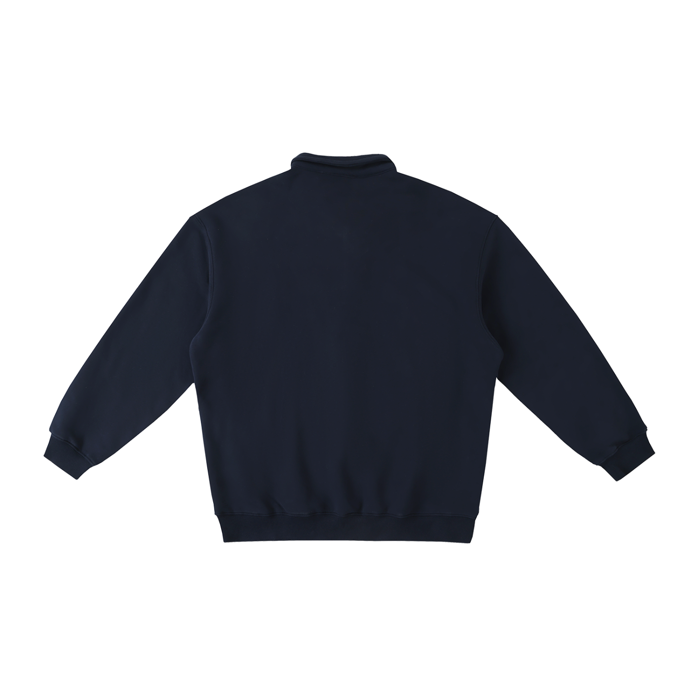 Sweat-shirt à col polo épais