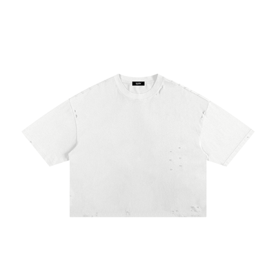 Classic Frayed Boxy Tee