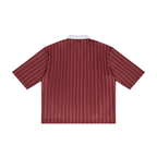 Unisex Pinstripe Collared Soccer Jersey