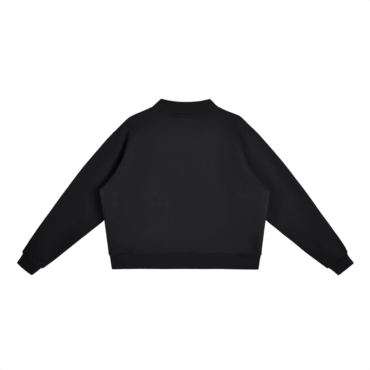 sweat-shirt polaire femme crop oversized