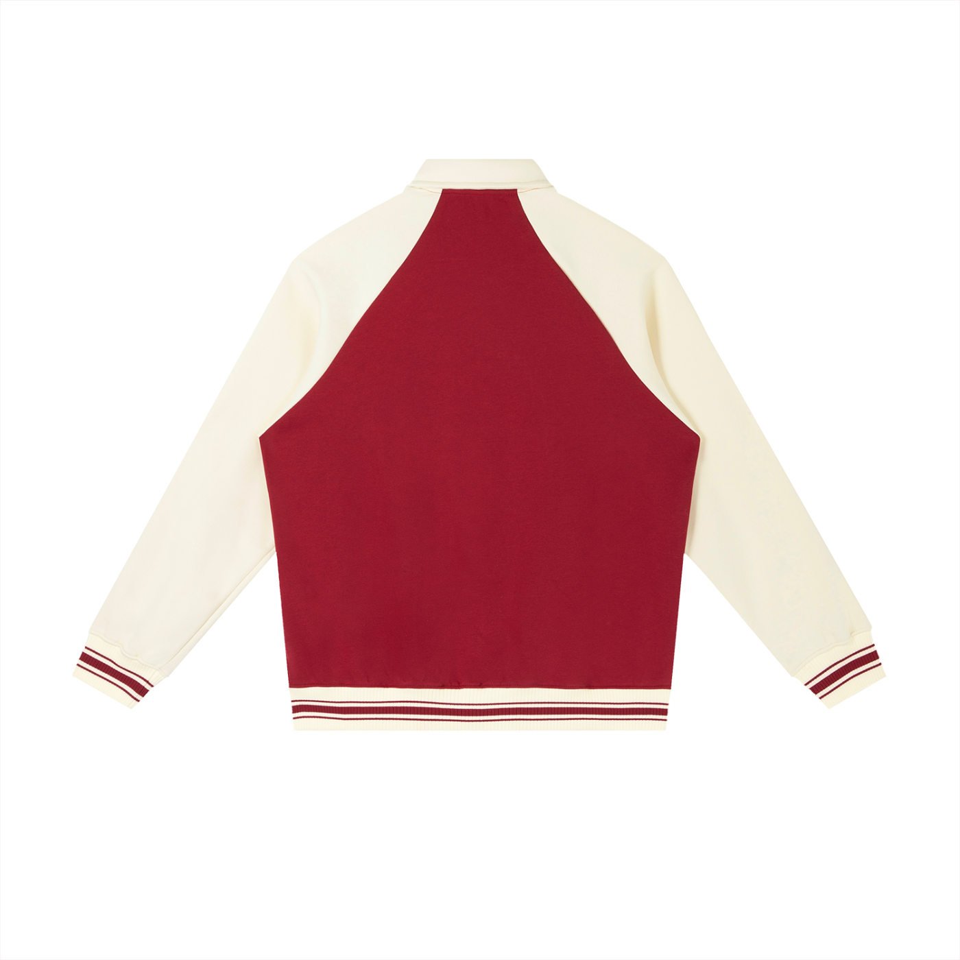 Veste de Baseball à Manches Raglan Contrastées
