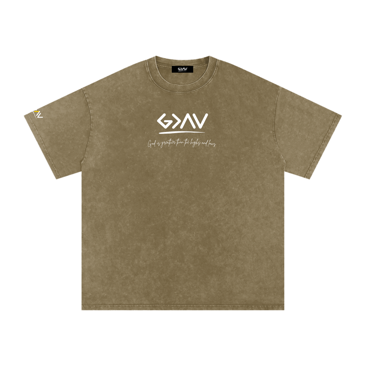 T-shirt oversize en coton délavé