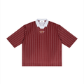 Unisex Pinstripe Collared Soccer Jersey