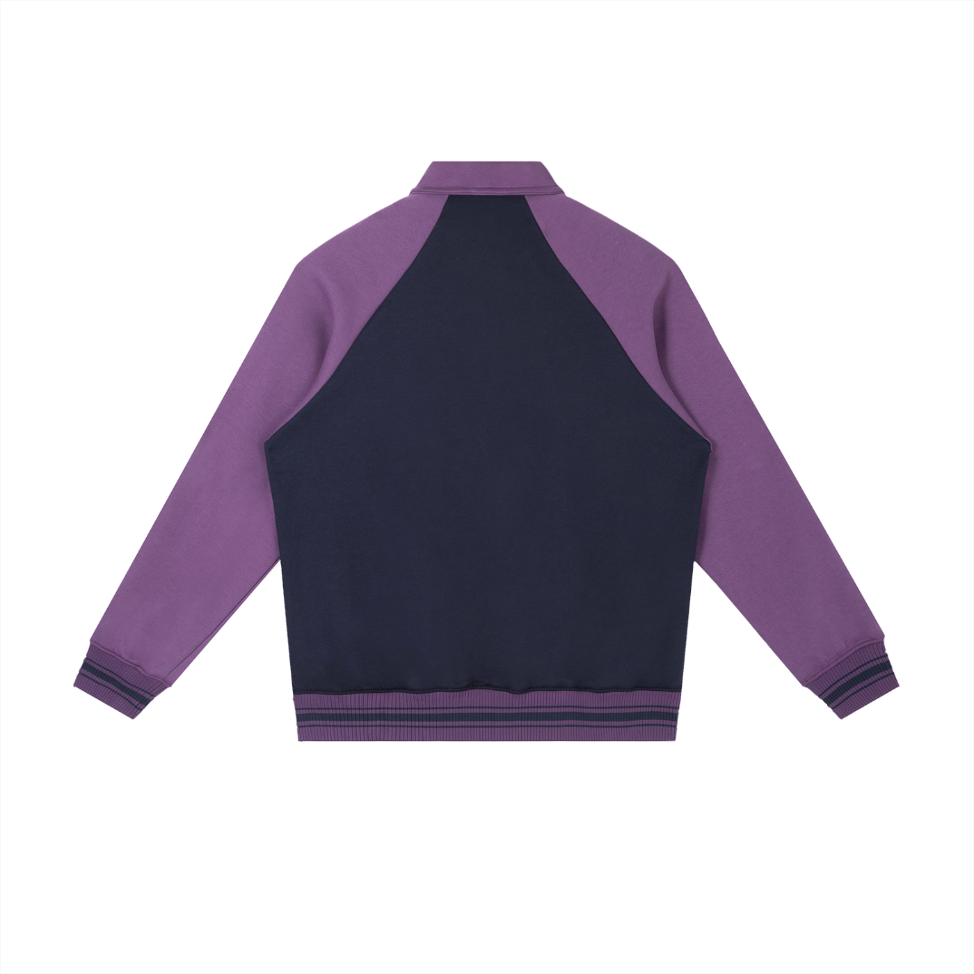 Veste de Baseball à Manches Raglan Contrastées