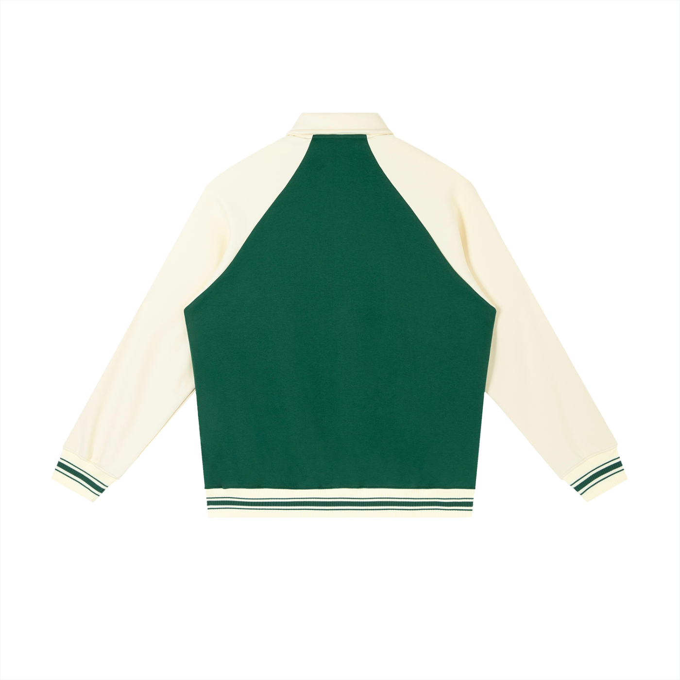 Veste de Baseball à Manches Raglan Contrastées