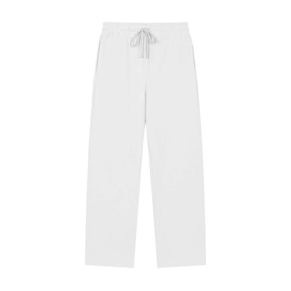 pantalons de survêtement droits unis