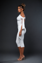 Ensemble asymétrique à nouer et pantacourt
