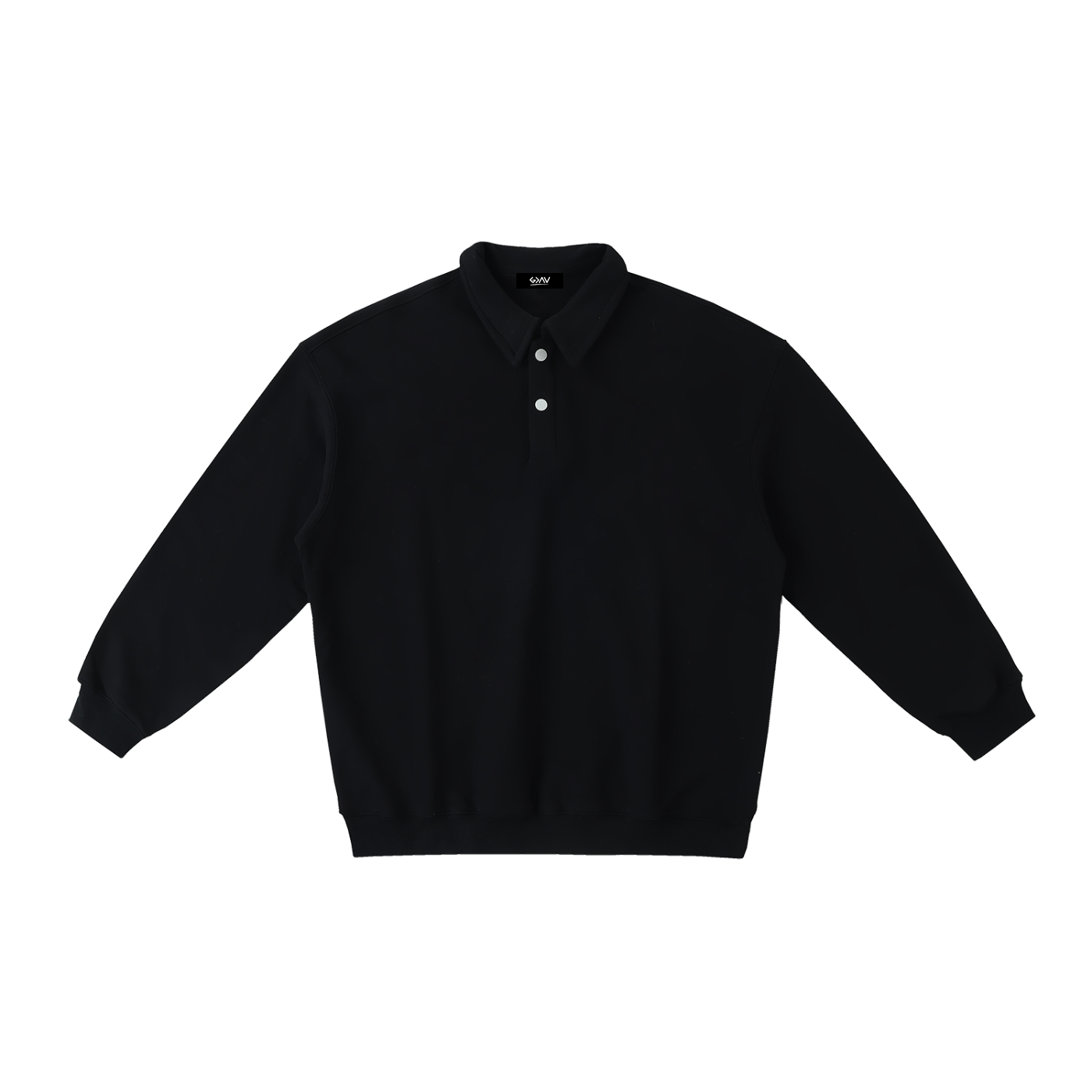 Sweat-shirt à col polo épais