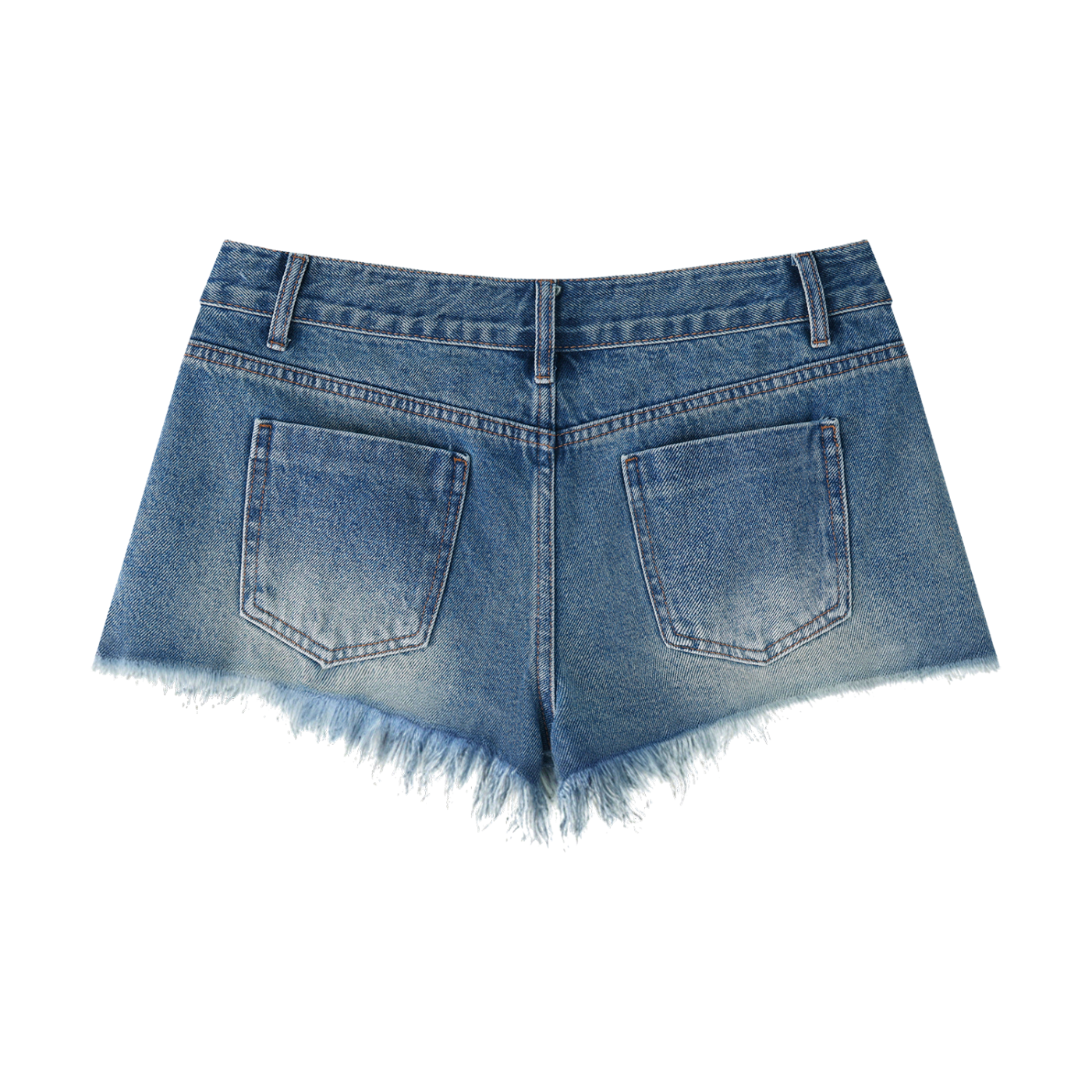 Short en Jean Délavé Vintage