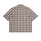 Unisex Boxy Plaid Short Sleeve Shirt
