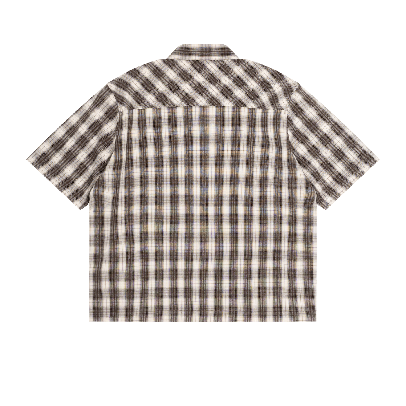 Unisex Boxy Plaid Short Sleeve Shirt