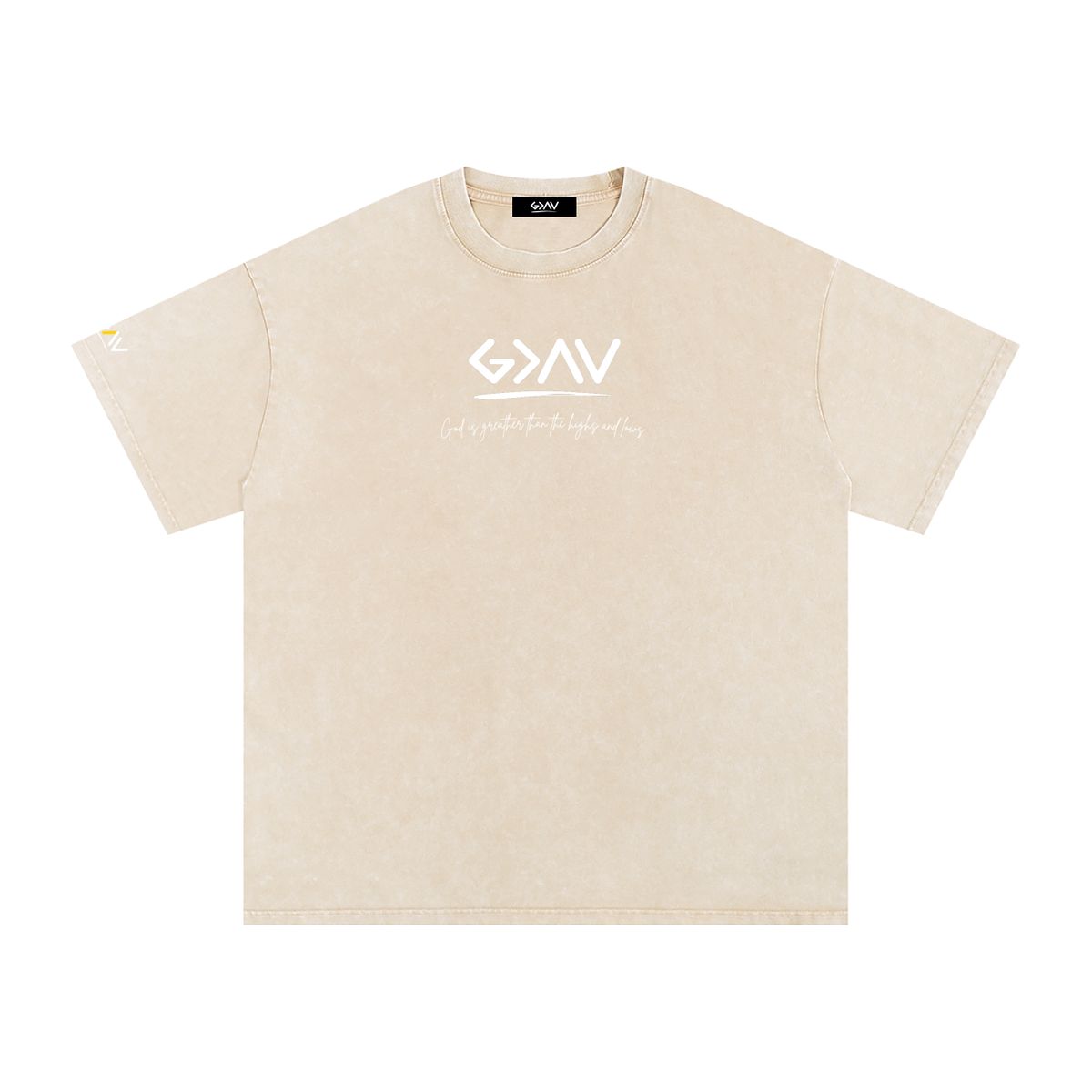 T-shirt oversize en coton délavé