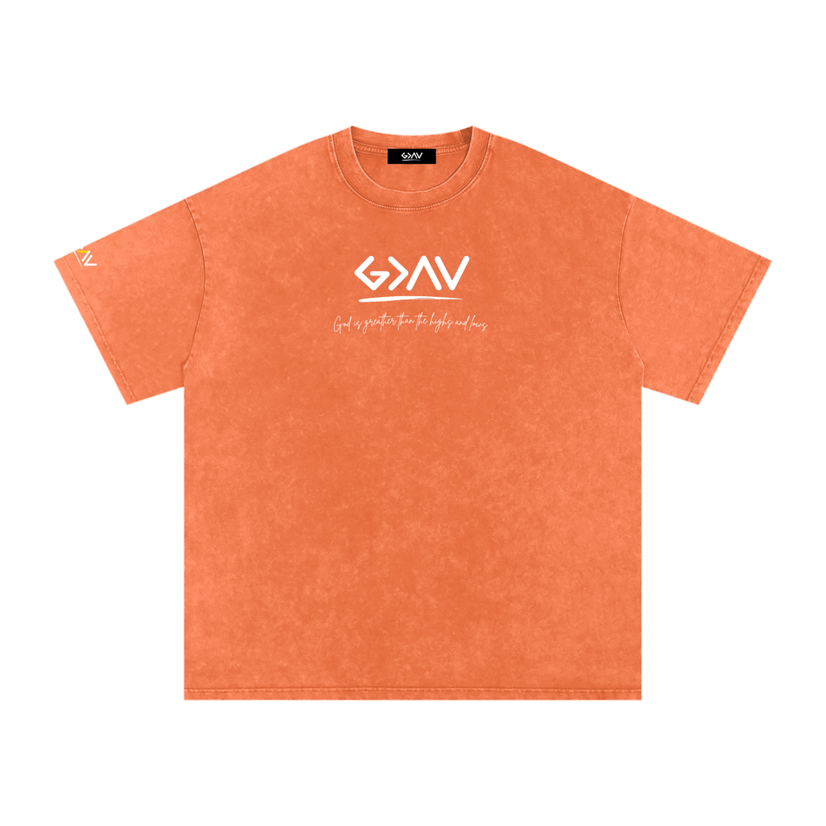 T-shirt oversize en coton délavé