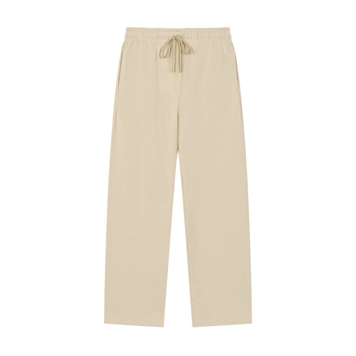 pantalons de survêtement droits unis
