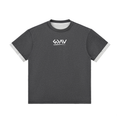 T-shirt à poignets contrastés
