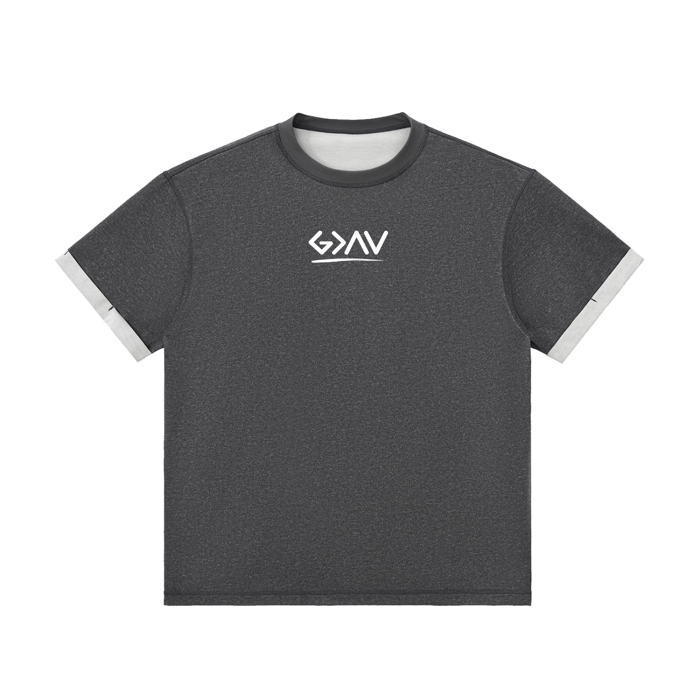 T-shirt à poignets contrastés