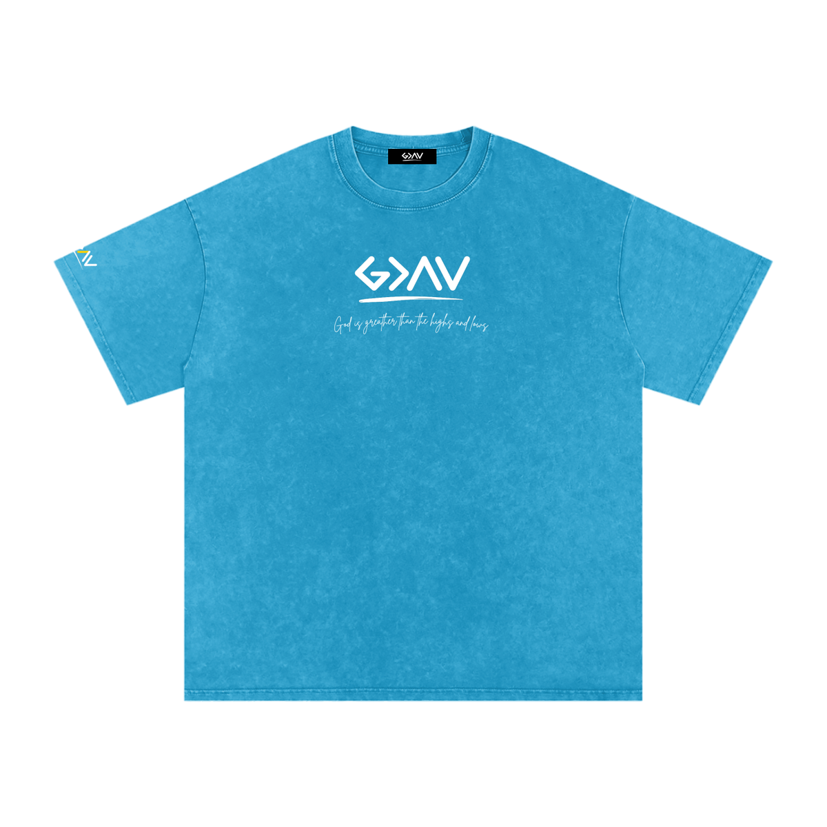 T-shirt oversize en coton délavé