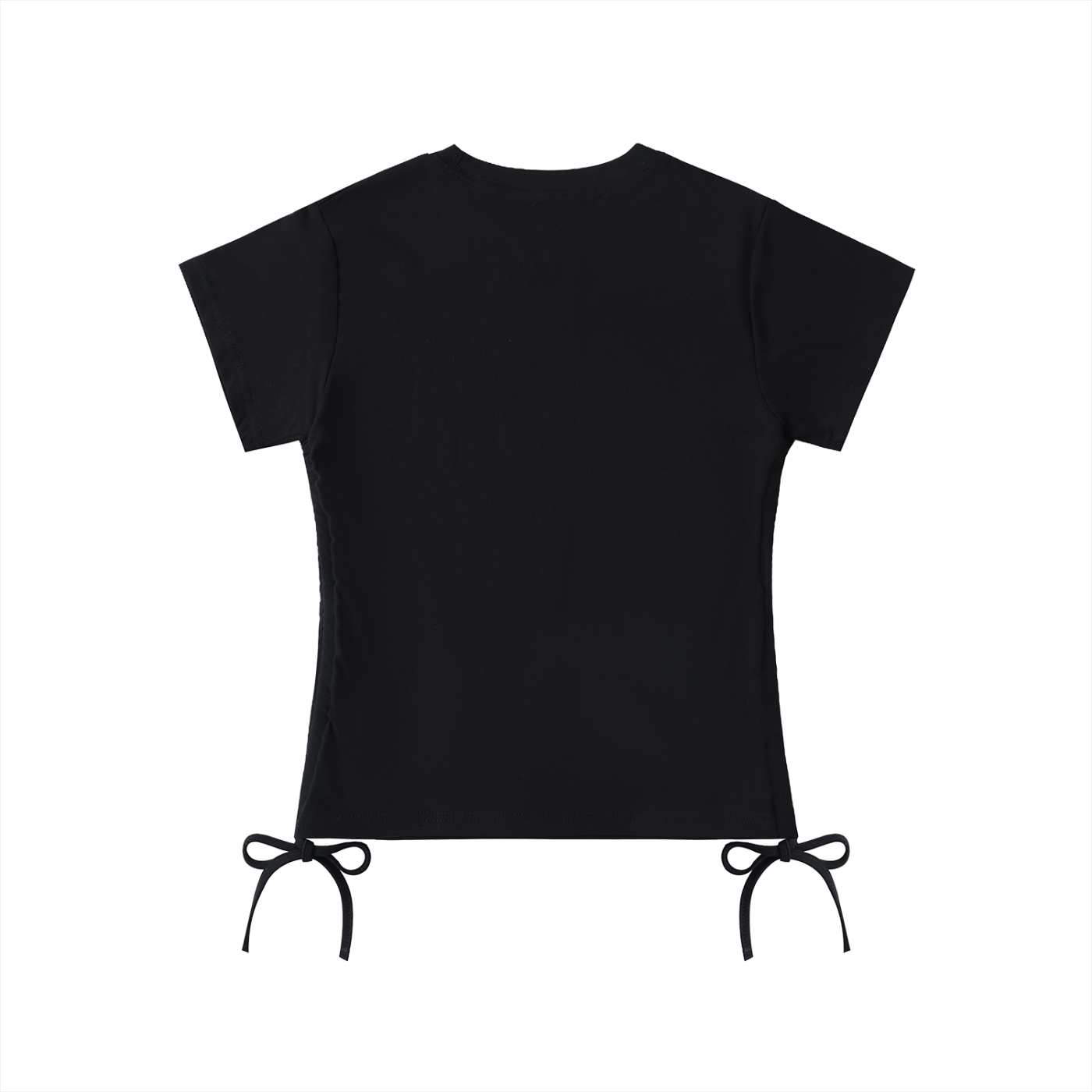 T-Shirt Crop à Cordon Ajustable