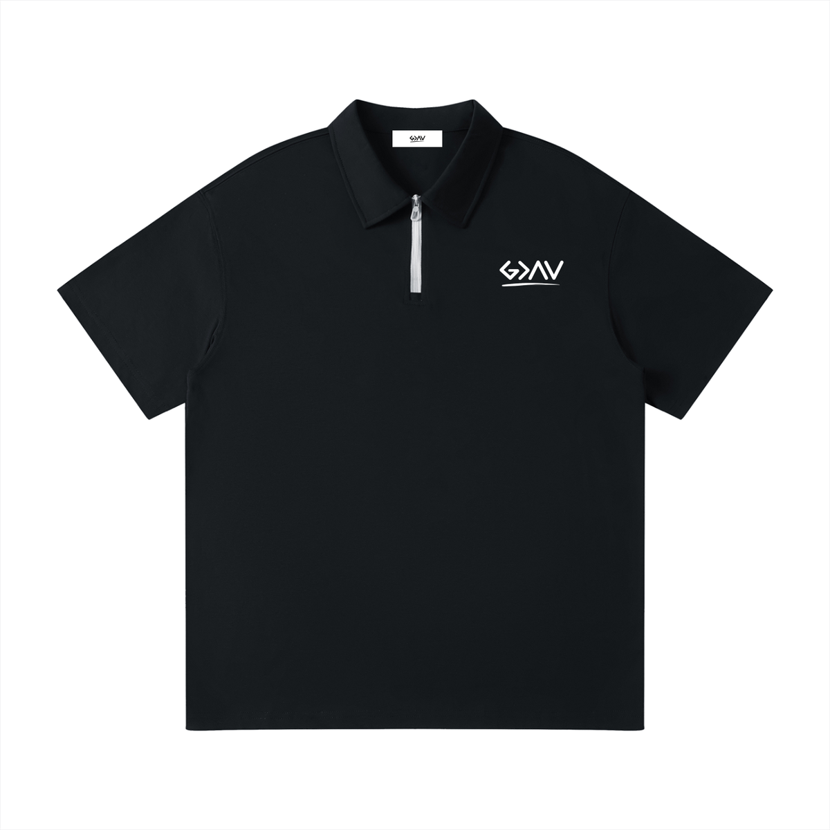 Polo unisexe à col zippé : style tendance