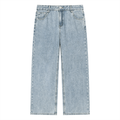 Unisex Vintage Wash Straight Leg Jeans