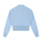 Cardigan Zippé Col Montant