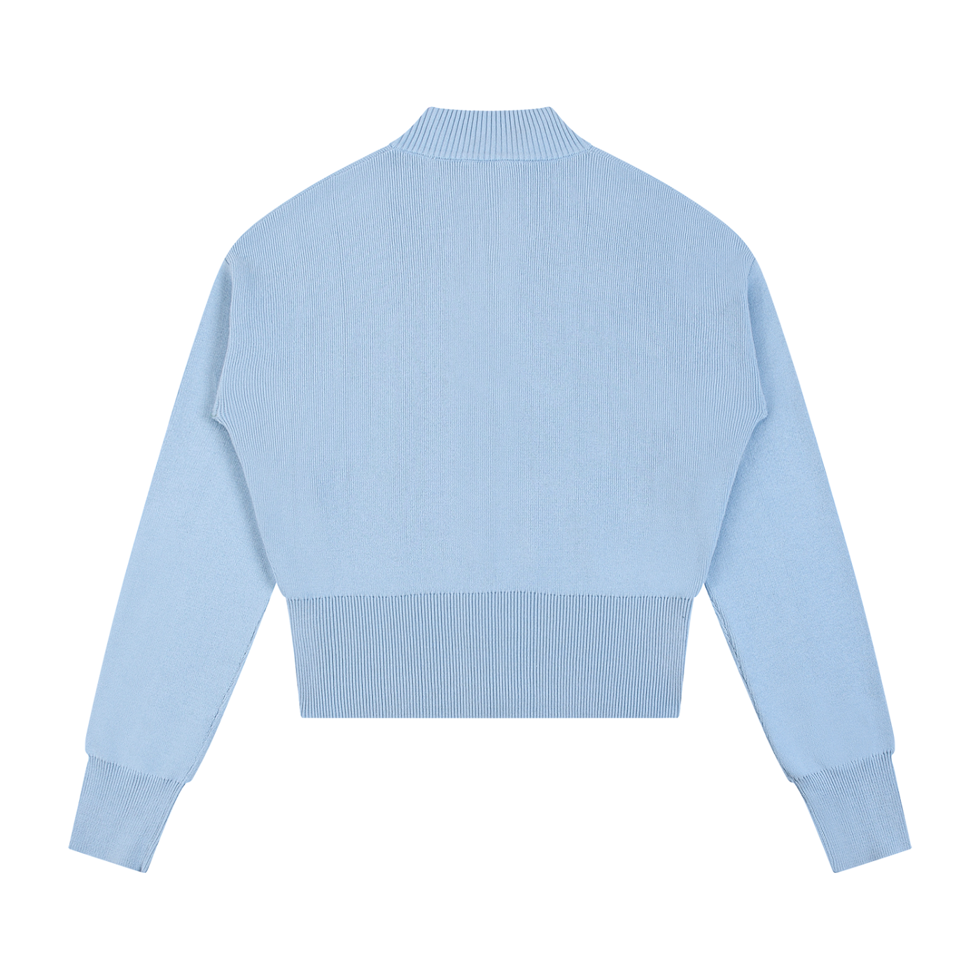 Cardigan Zippé Col Montant