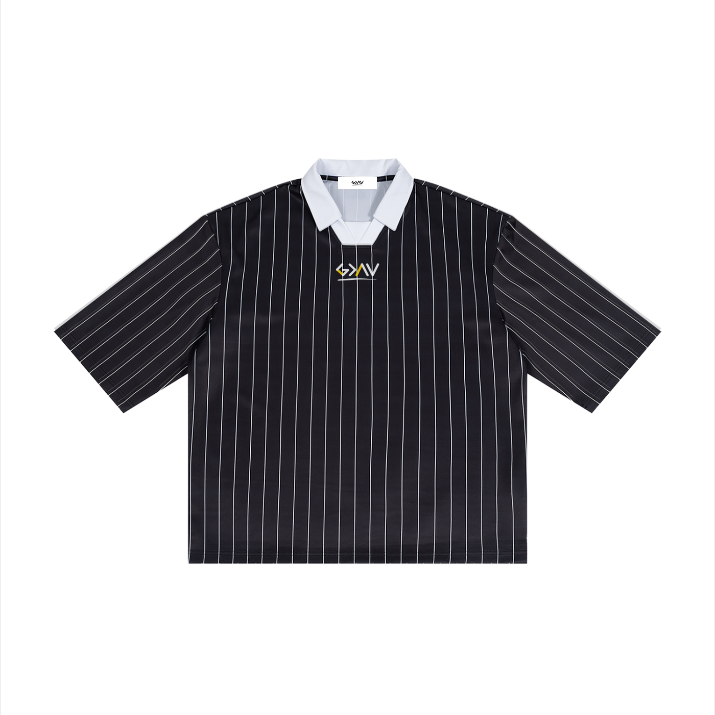 Unisex Pinstripe Collared Soccer Jersey