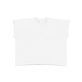 Raw Edge Boxy Non-Shrink T-Shirt