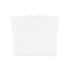 Raw Edge Boxy Non-Shrink T-Shirt