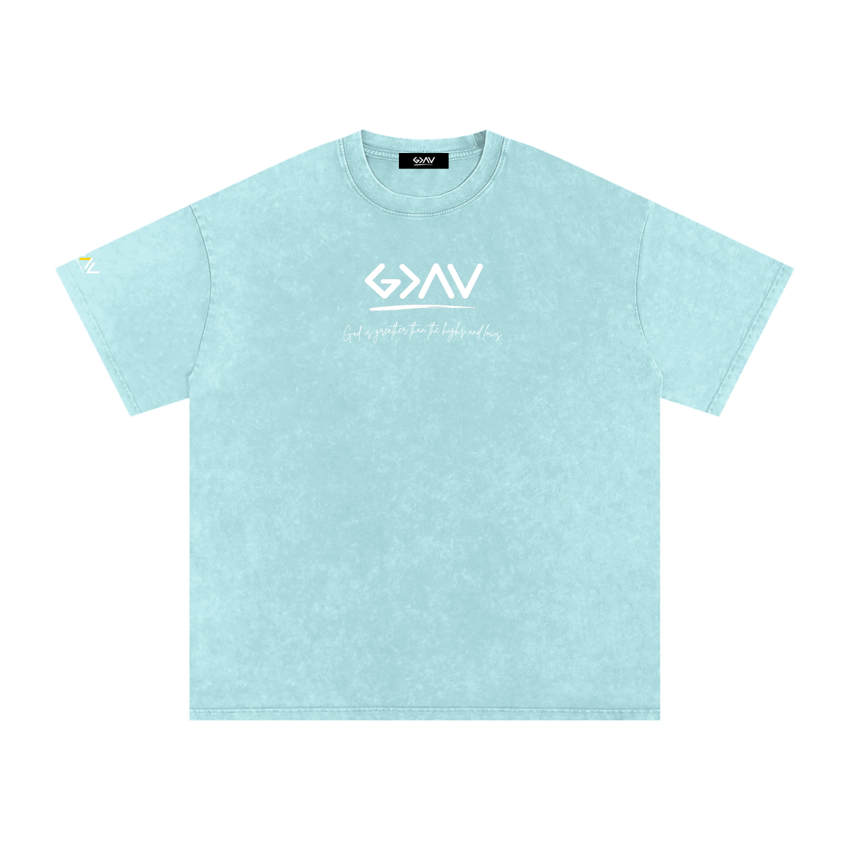 T-shirt oversize en coton délavé