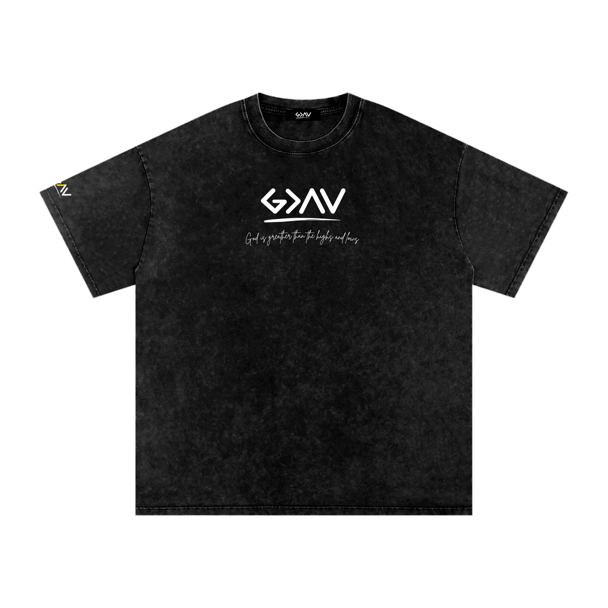 T-shirt oversize en coton délavé