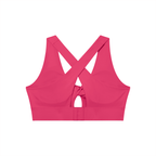 soutien-gorge de sport femme décolleté twist