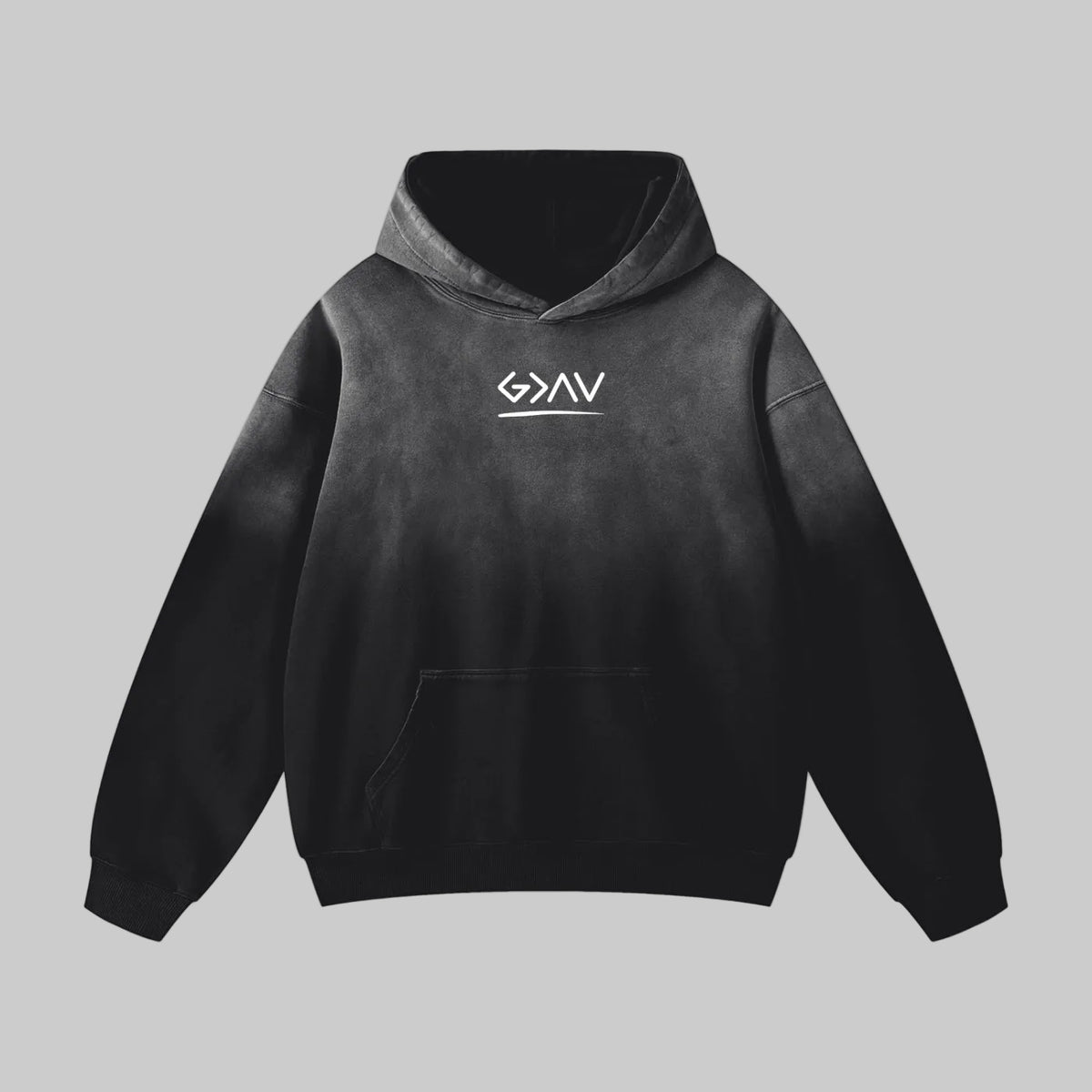 sweat à capuche oversize coton ultra-lourd