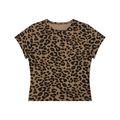Women’s Leopard Print Crop T-Shirt