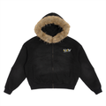 Sweat à capuche fourrure Sun Fade Boxy