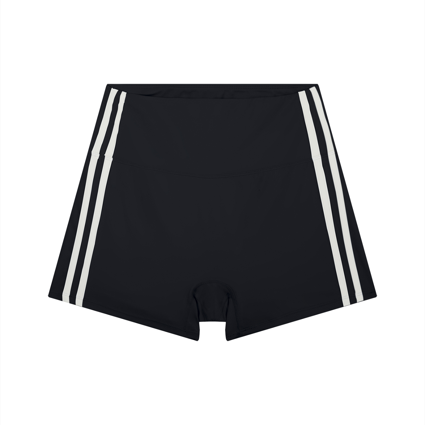 Short de Yoga à bandes Contrastantes