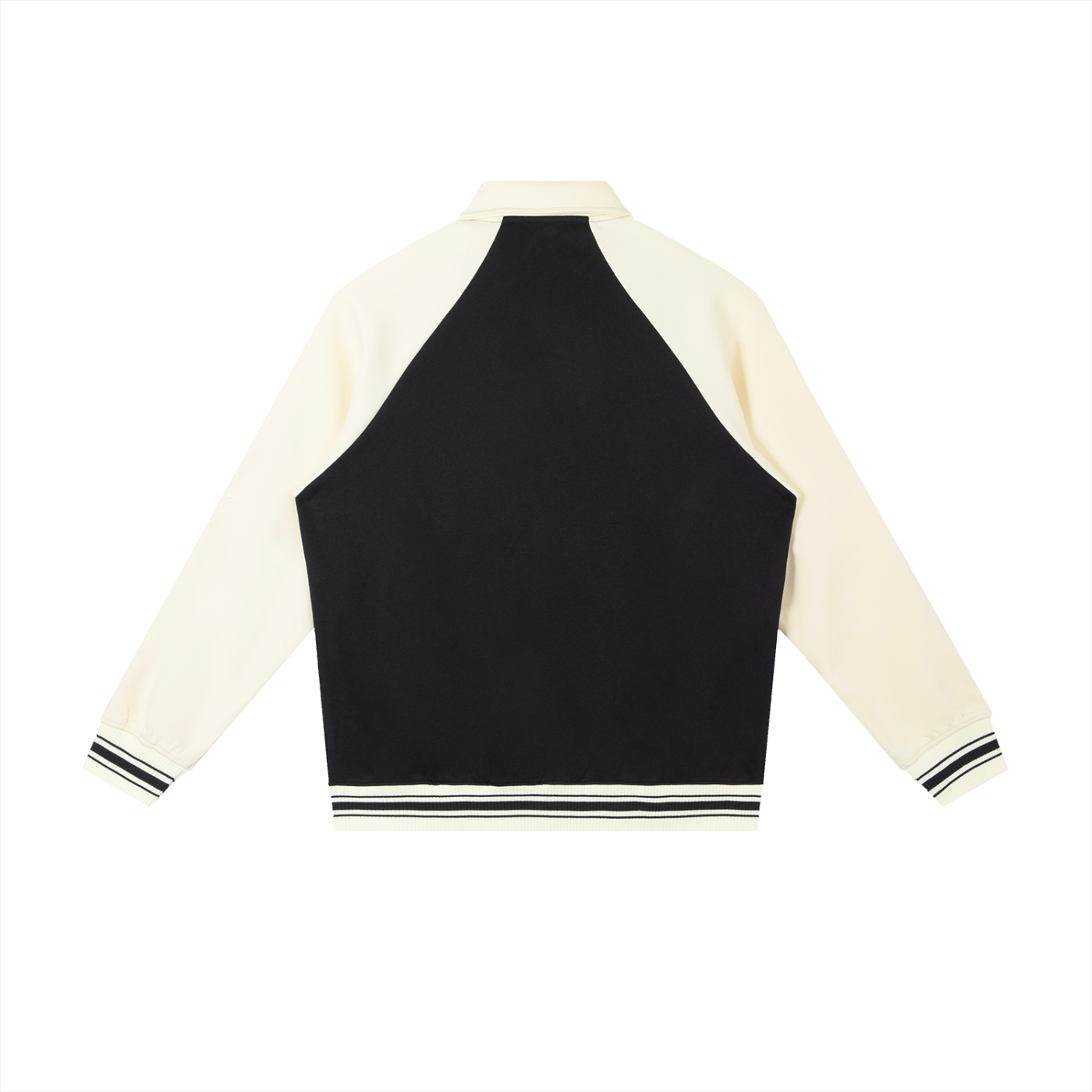 Veste de Baseball à Manches Raglan Contrastées