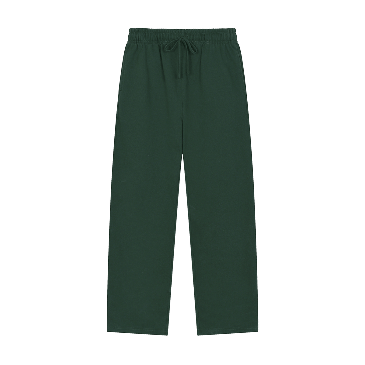 pantalons de survêtement droits unis