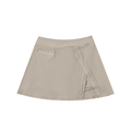 Jupe Évasée Taille Haute à Poches – Style Sporty-Chic
