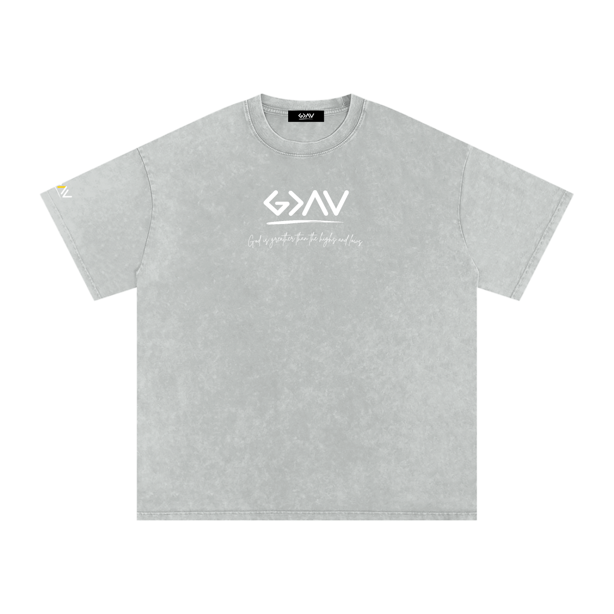 T-shirt oversize en coton délavé