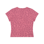 Women’s Leopard Print Crop T-Shirt